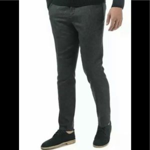 Ted Baker London Glentro Semi Plain Wool Pants 30R